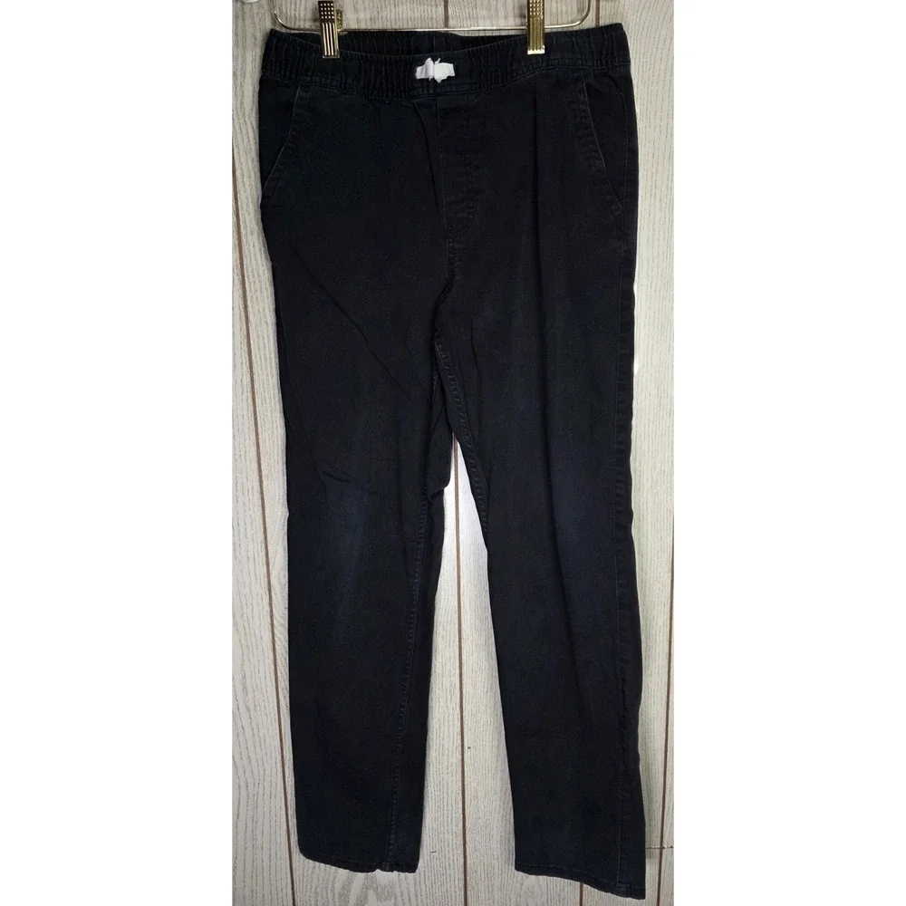 Old Navy Shirt Wonder Nation Pants Boys XL 14-16 Outfit Set Black Gray Stripe